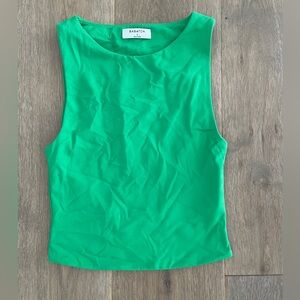 Babaton Aritzia Vibrant Green Tank Top size small